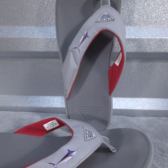 Columbia PFG Fish Flip FISHING Boating Men's Sandal Techlite Footbed Size 12 - Picture 3 of 11